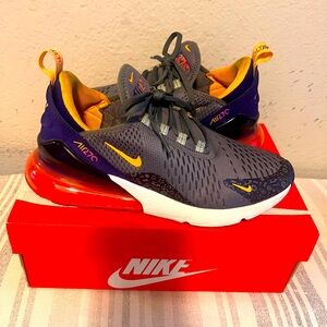 Multi Color Nike Air Max 270’s (GS); Women’s size 7